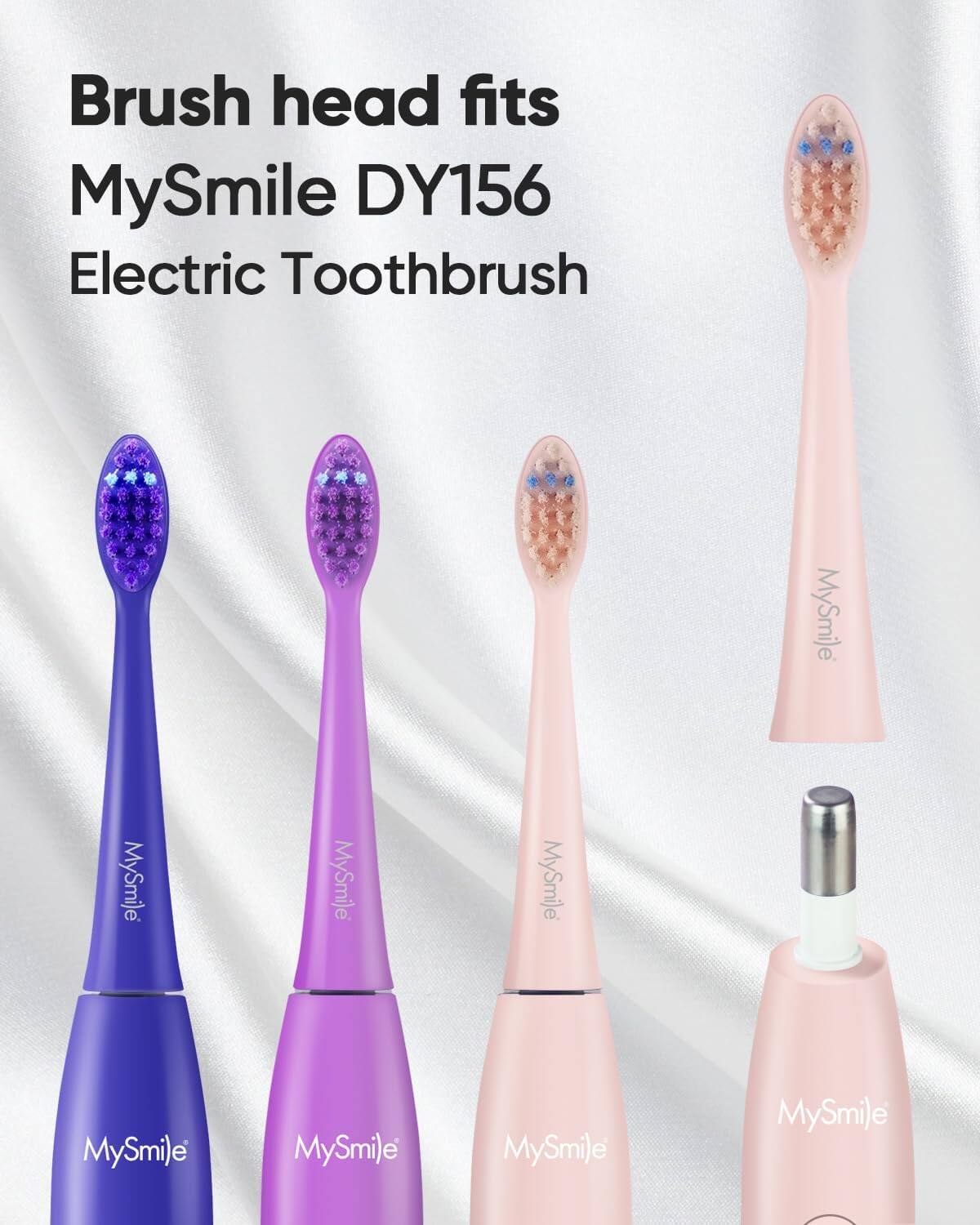 Brush head fits MySmile DY156 Electric Toothbrush MySmile MySmile MySmile MySmile MySmile MySmile MySmile MySmile MySmile