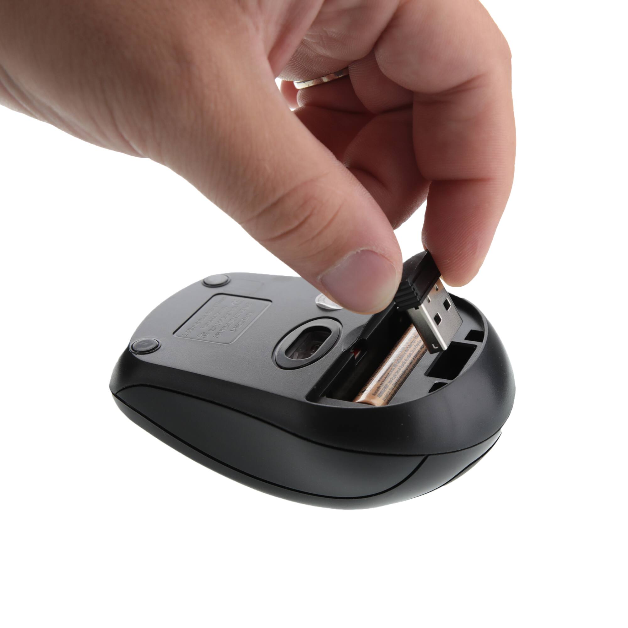 Angle. Xtreme - 3 Button 2.4GHz Opitcal Mouse Wireless w/ Nano Receiver - Black.