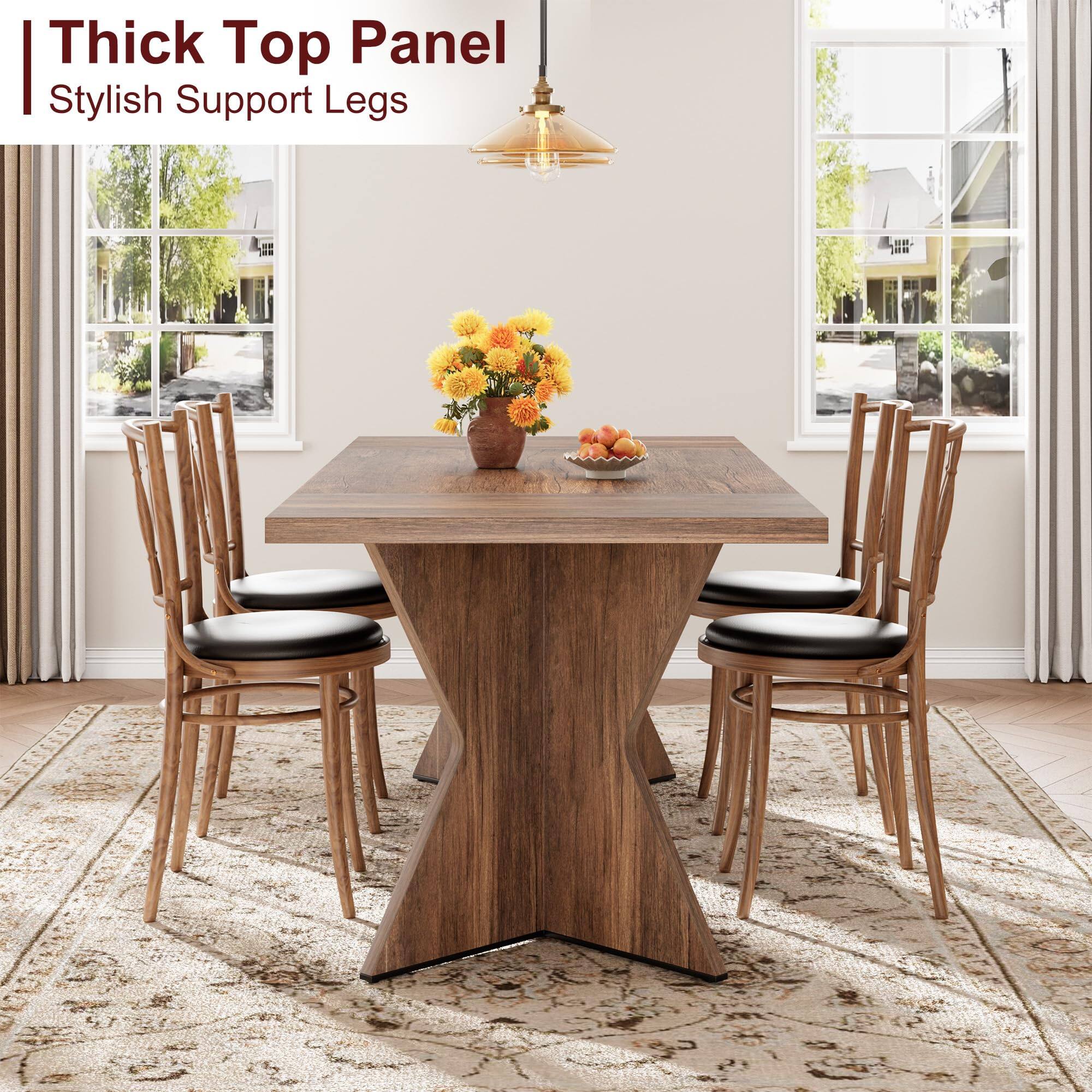 Thick Top Panel  
Stylish Support Legs