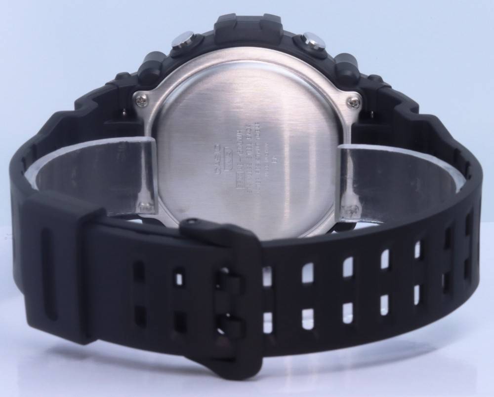 Back. Casio - Illuminator Digital Quartz AE-1500WHX-1A Mens Watch Alarm World Time Backlight Stopwatch Timer 100M - Black.