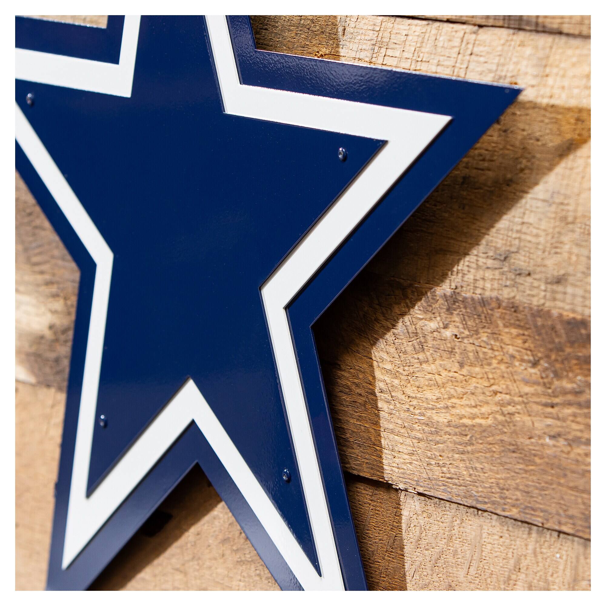 Alt View 2. Evergreen Enterprises - Dallas Cowboys 23" Layered Metal Wall Art Sign - Multicolor.