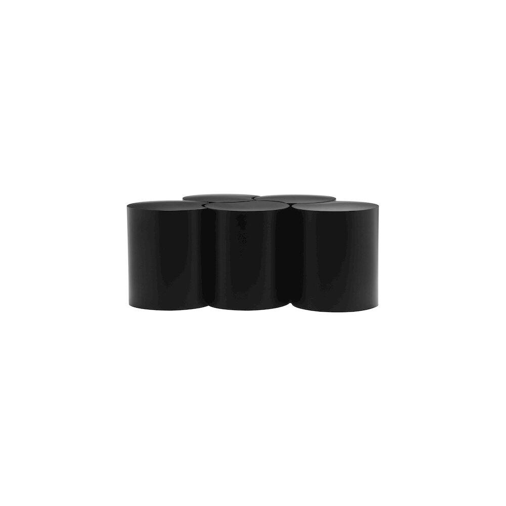 Alt View 1. Meridian Furniture - Dimple Black Coffee Table - Black.