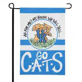Magnolia Lane - Kentucky Wildcats 12" x 18" Team Double-Sided Garden Flag - Multicolor