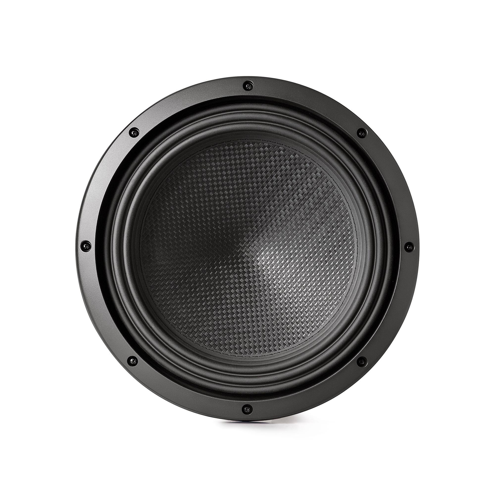 Alt View 1. Alpine - Alpine HDZ-W12 12" Subwoofer | 800W RMS, Dual 4-Ohm Voice Coils, Grille - Black/Gray.