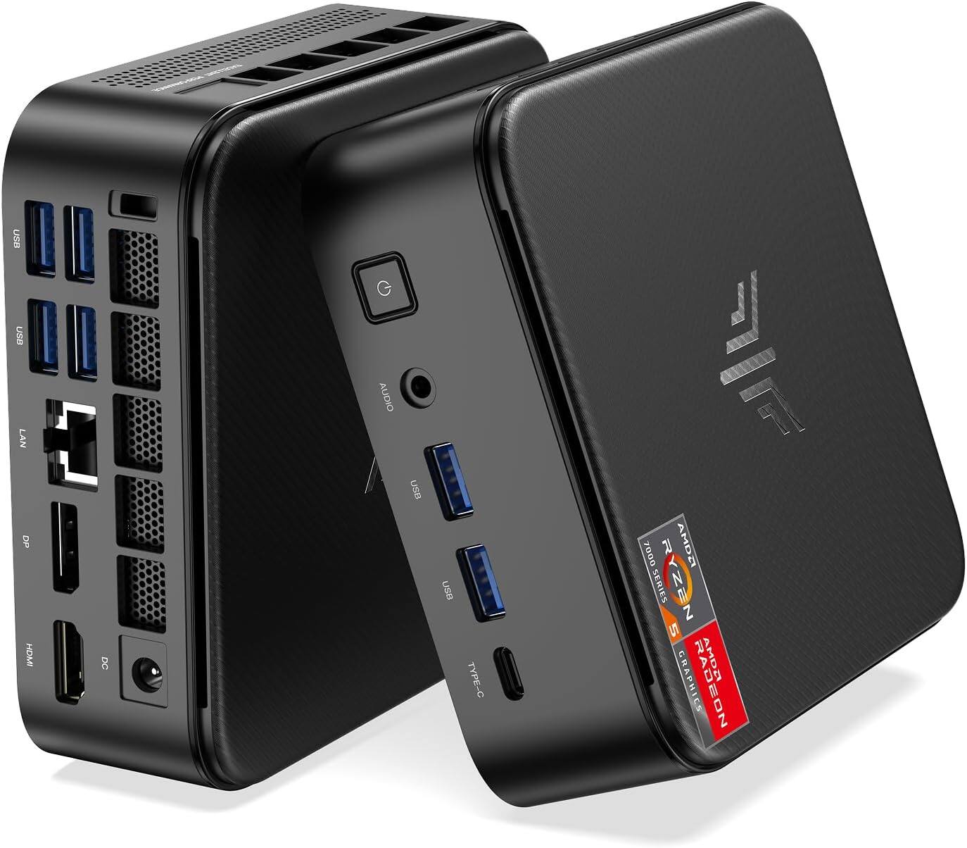 USB USB LAN DP HDMI  
DC  
AUDIO USB  
USB TYPE-C  

7000 AMDEI SERIES RYZEN 5 AMDA GRAPHICS RADEON