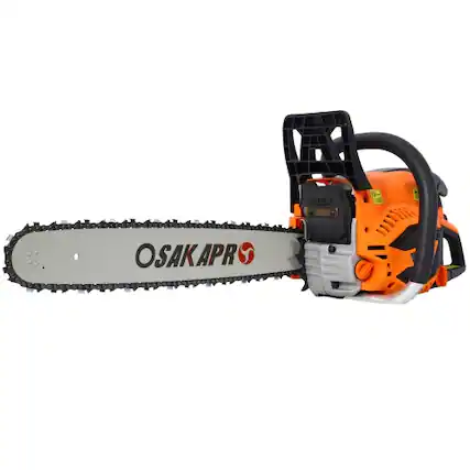 Front. Wikistore - 22 Inch 62CC Gas Chainsaw, 2-Cycle Gasoline Chain Saw for Heavy Wood Cutting.