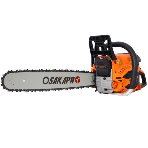 Front. Wikistore - 22 Inch 62CC Gas Chainsaw, 2-Cycle Gasoline Chain Saw for Heavy Wood Cutting.