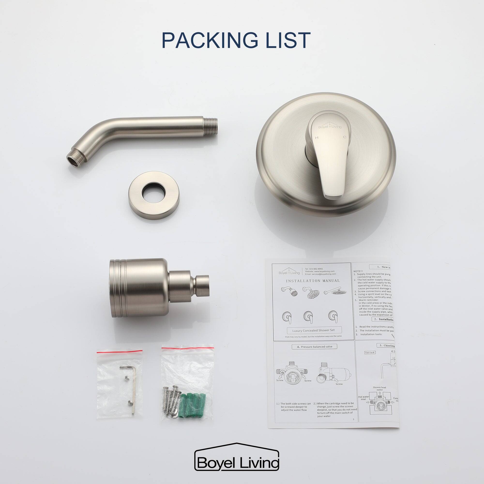 PACKING LIST
Boyel Living
INSTALLATION MANUAL