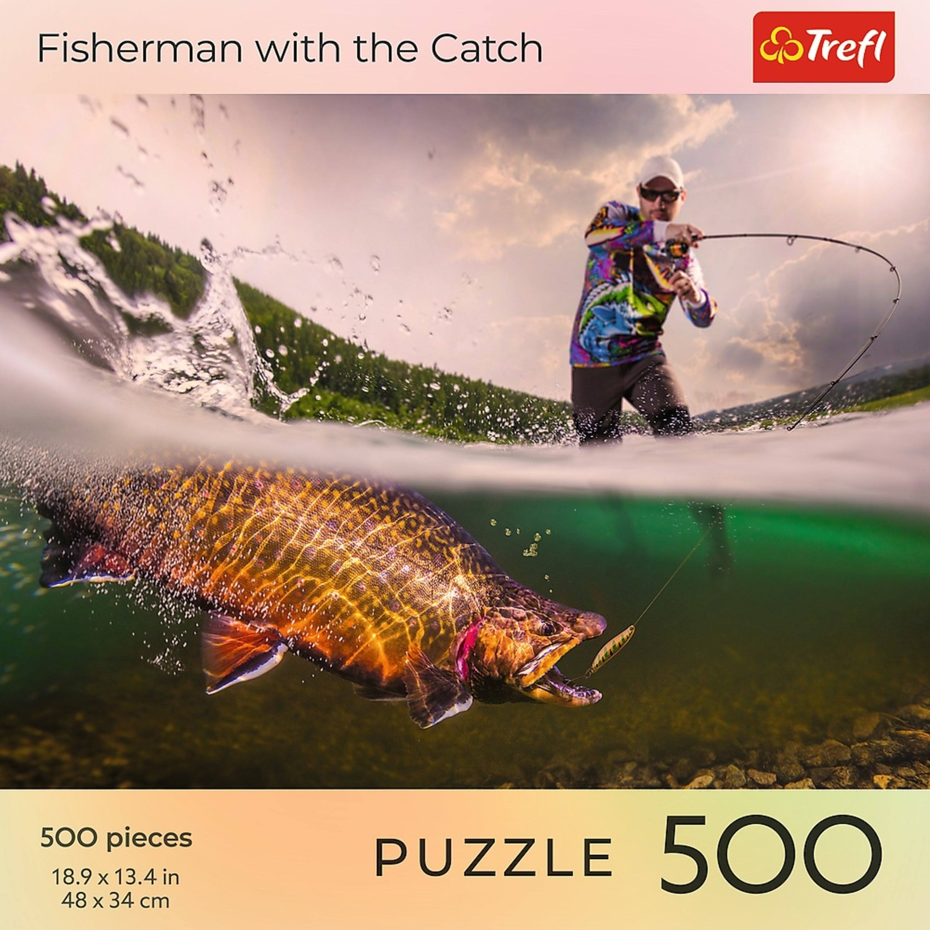 Fisherman with the Catch

Trefl

500 pieces

18.9 x 13.4 in

48 x 34 cm

PUZZLE 500