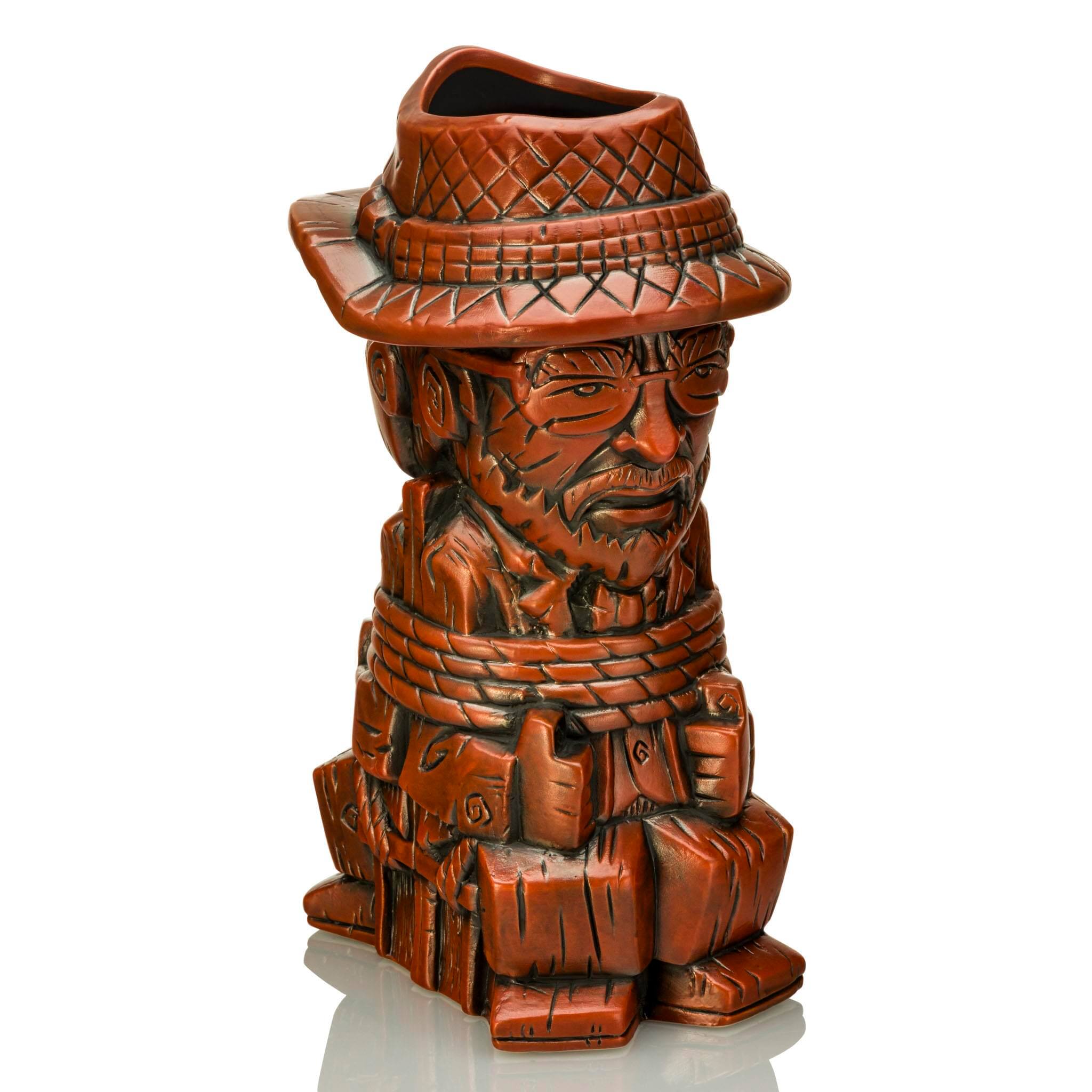 Alt View 10. ThinkGeek - Geeki Tikis Indiana Jones With Henry Jones Ceramic Mug | Holds 26 Ounces - Brown.