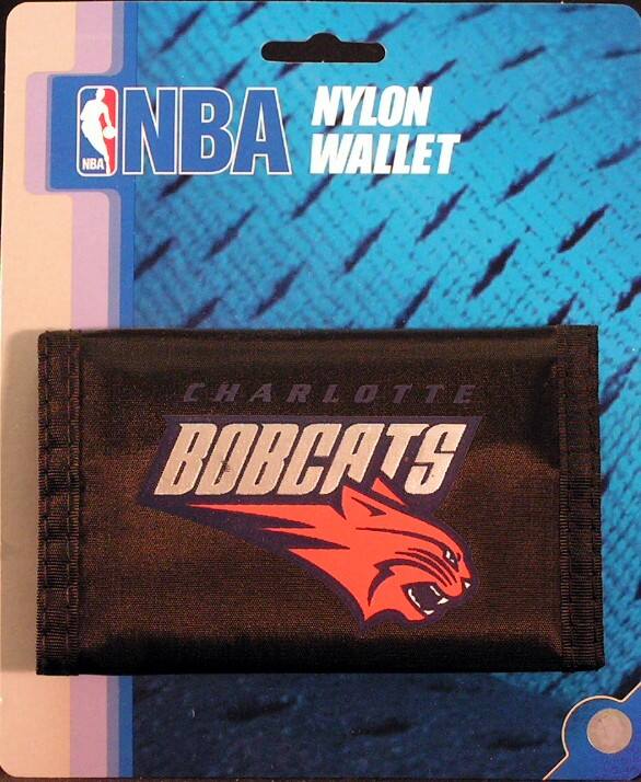 NBA  
NYLON WALLET  
CHARLOTTE BOBCATS