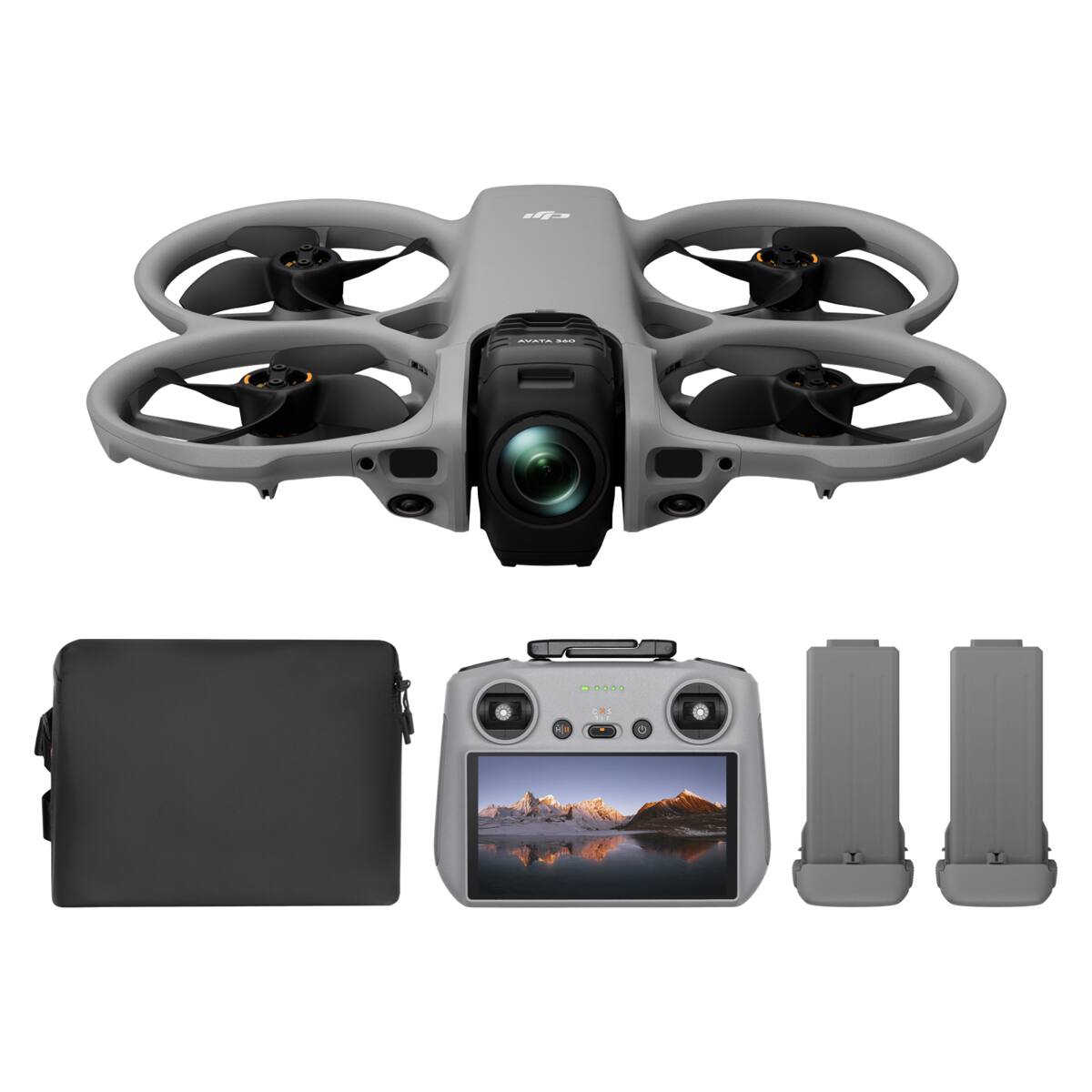 Front. DJI - DJI Avata 360 8K Drone Fly More Combo with RC 2 Remote Controller.