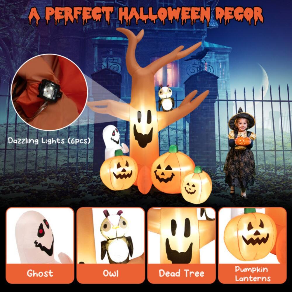 A Perfect Halloween Decor

Dazzling Lights (6pcs)

Ghost Owl Dead Tree Pumpkin Lanterns