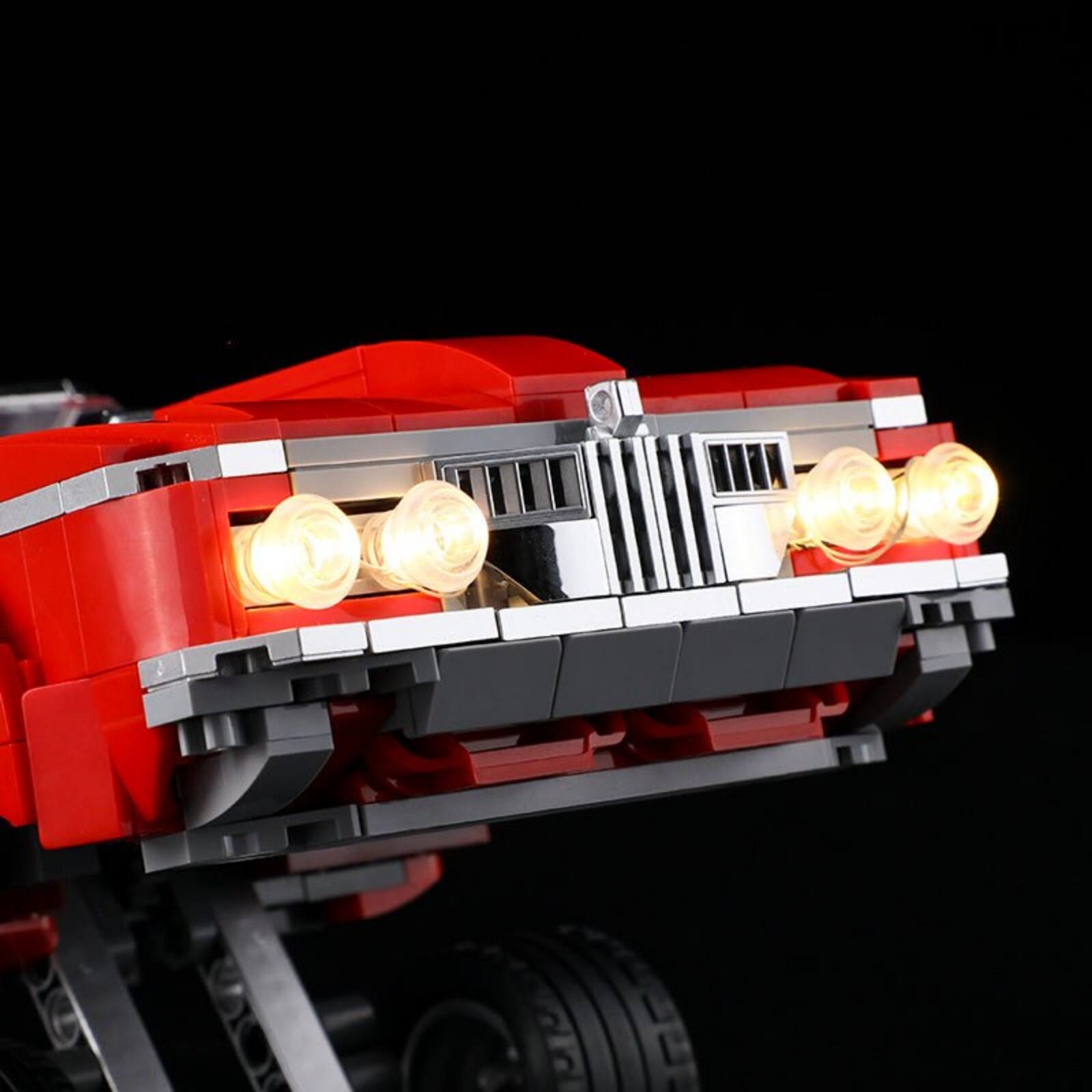 Alt View 8. Lumibricks - Lowrider Car Building Block Set, 969-Piece Automotive Collectible Model for Car Lovers Ages 16+.