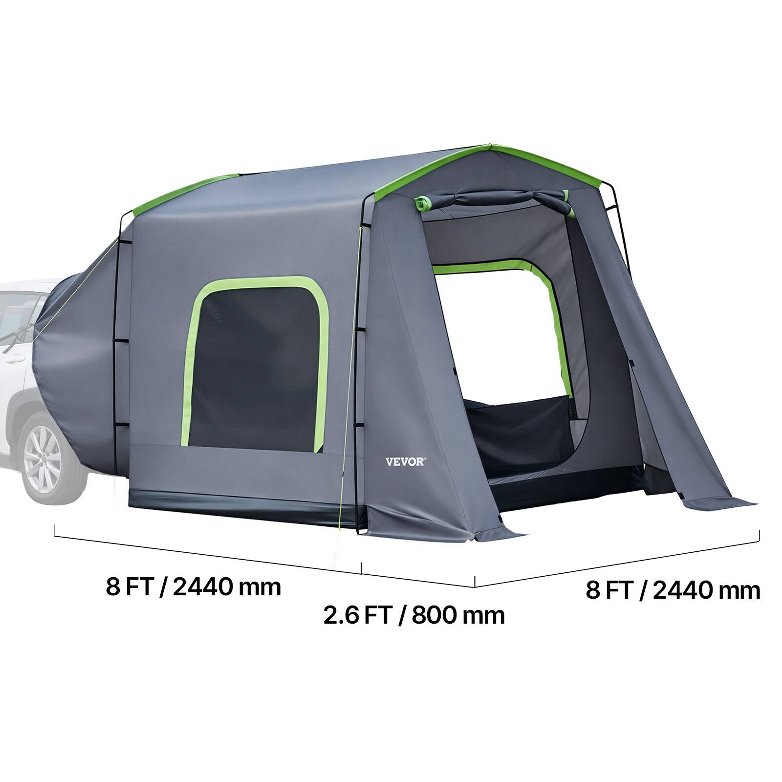 VEVOR  
8 FT / 2440 mm  
2.6 FT / 800 mm  
8 FT / 2440 mm