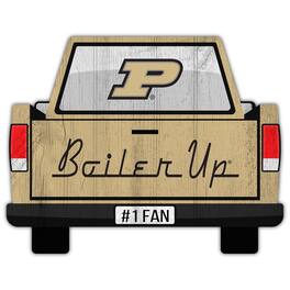 Fan Creations - Purdue Boilermakers 12'' x 12'' Truck Back D-cor - Multicolor