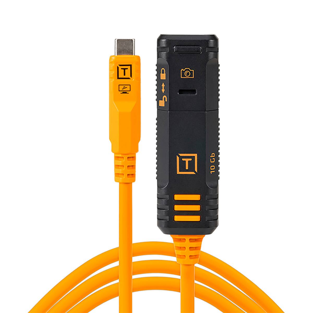 Front. Tether Tools - Tether Tools TetherPro Optima 10G 16' USB-C TetherBoost Extension Cable.