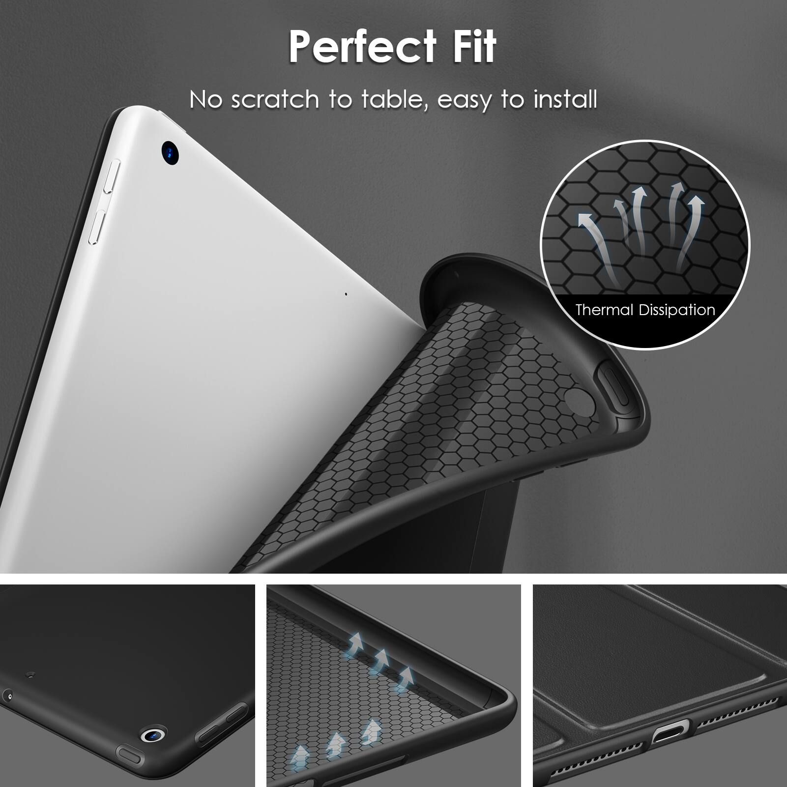 Perfect Fit
No scratch to table, easy to install
Thermal Dissipation