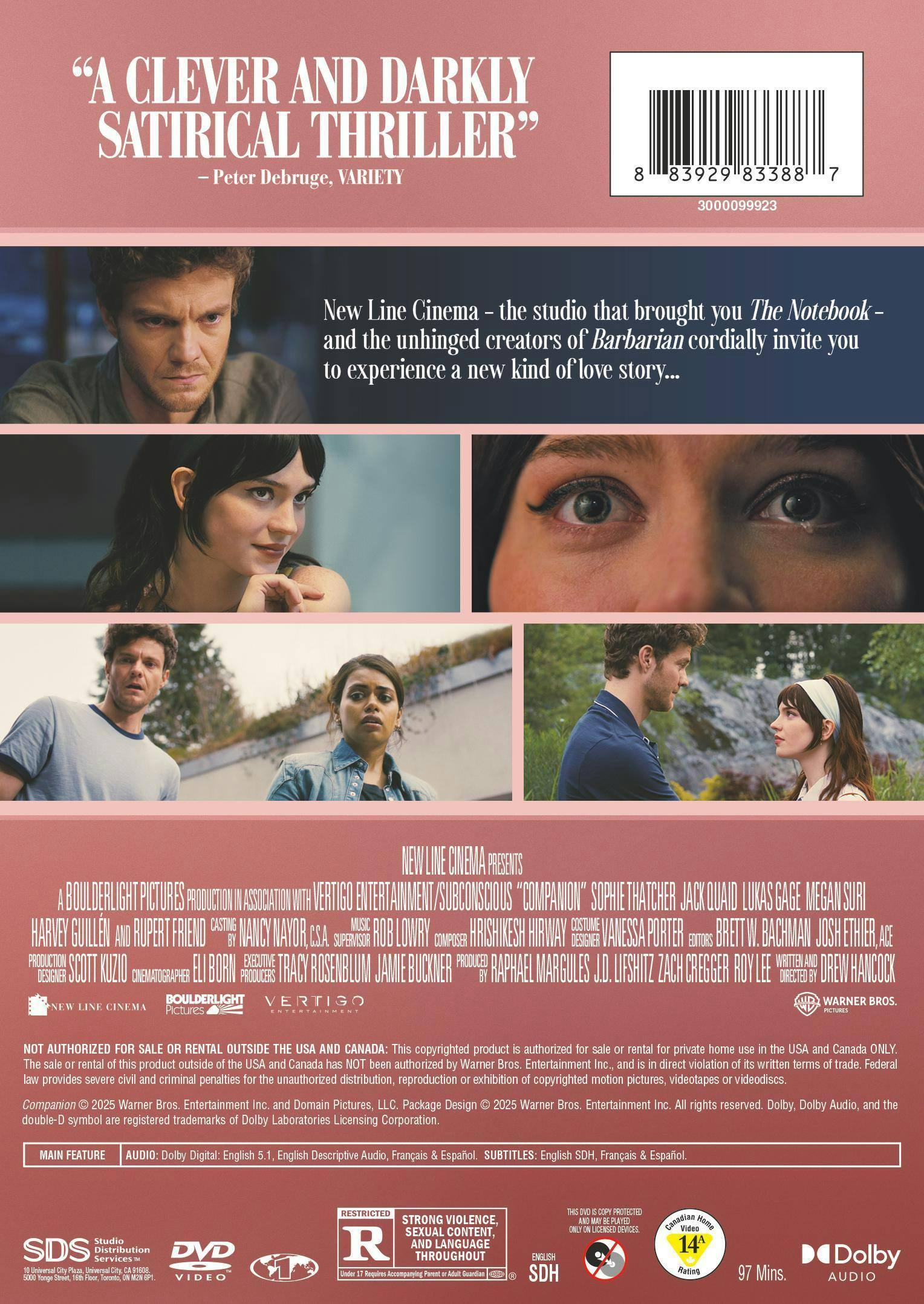 Back. Companion [DVD].