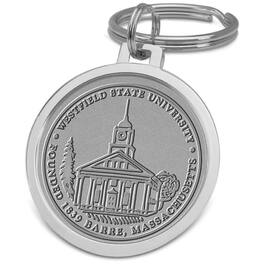 Jardine - Westfield State Owls Split-Wire Key Ring - Silver