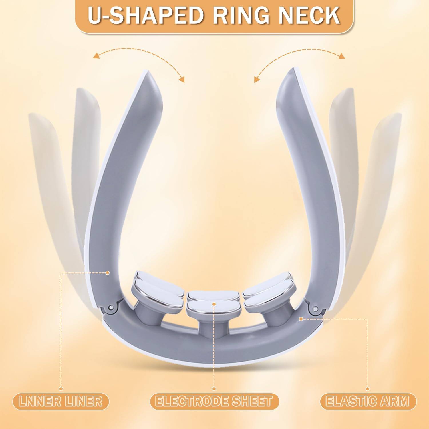 U-SHAPED RING NECK  
INNER LINER  
ELECTRODE SHEET  
ELASTIC ARM