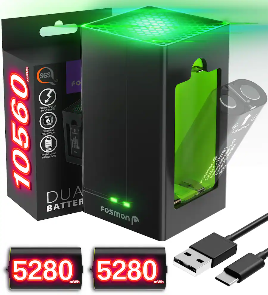 Fosmon Xbox Rechargeable Battery Pack For Xbox One S Controller