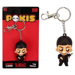 SD Toys - Scarface Tony Montana 2-Inch Pokis Keychain - Black