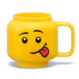 Room Copenhagen - LEGO: Classic Minifigures Silly Ceramic Mug, 8.6oz - Yellow