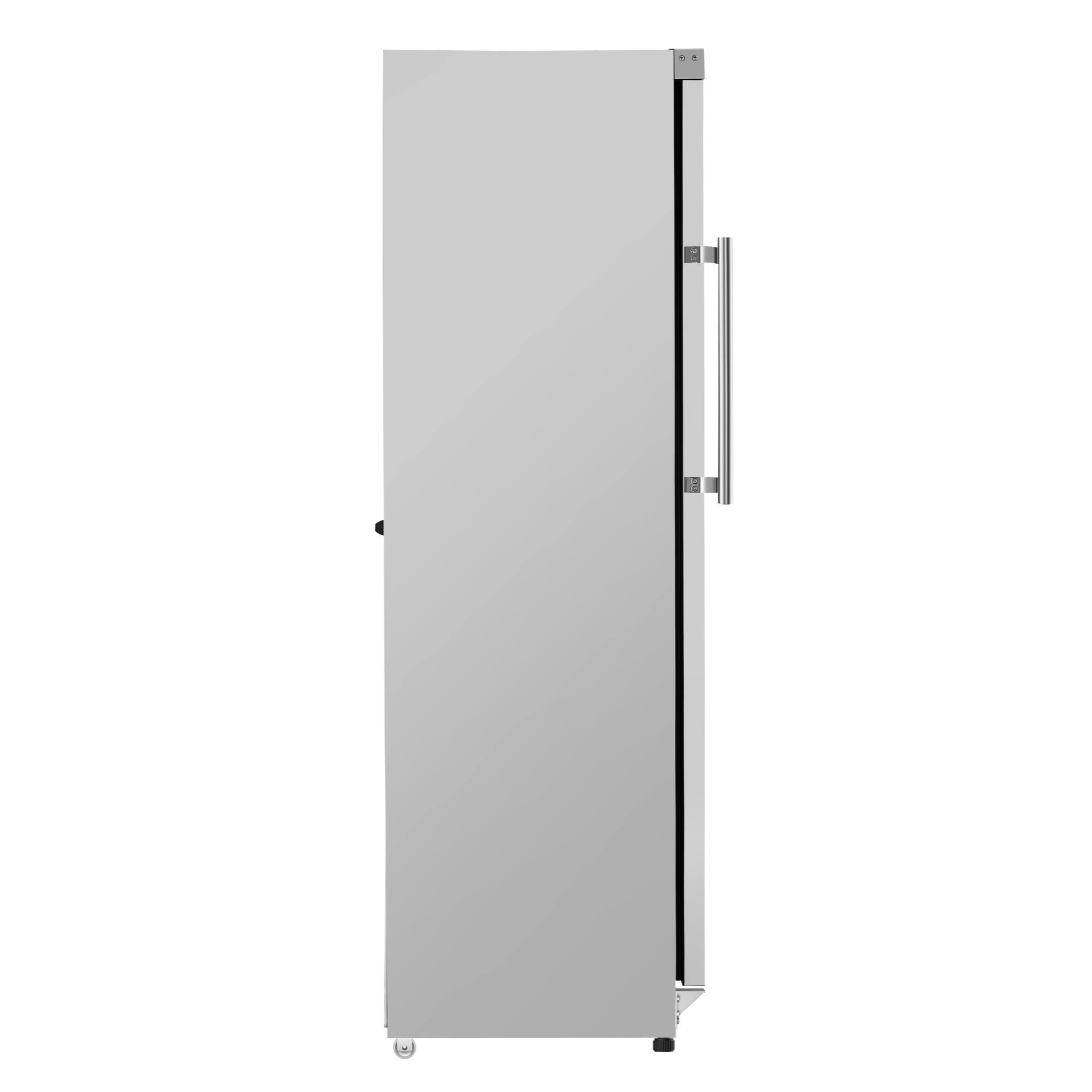 Alt View 7. Koolmore - 12 Cu. ft. Commercial Freezer with Glass Door in Stainless Steel - Manual Defrost (KM-FMD12SGD) - Stainless steel.