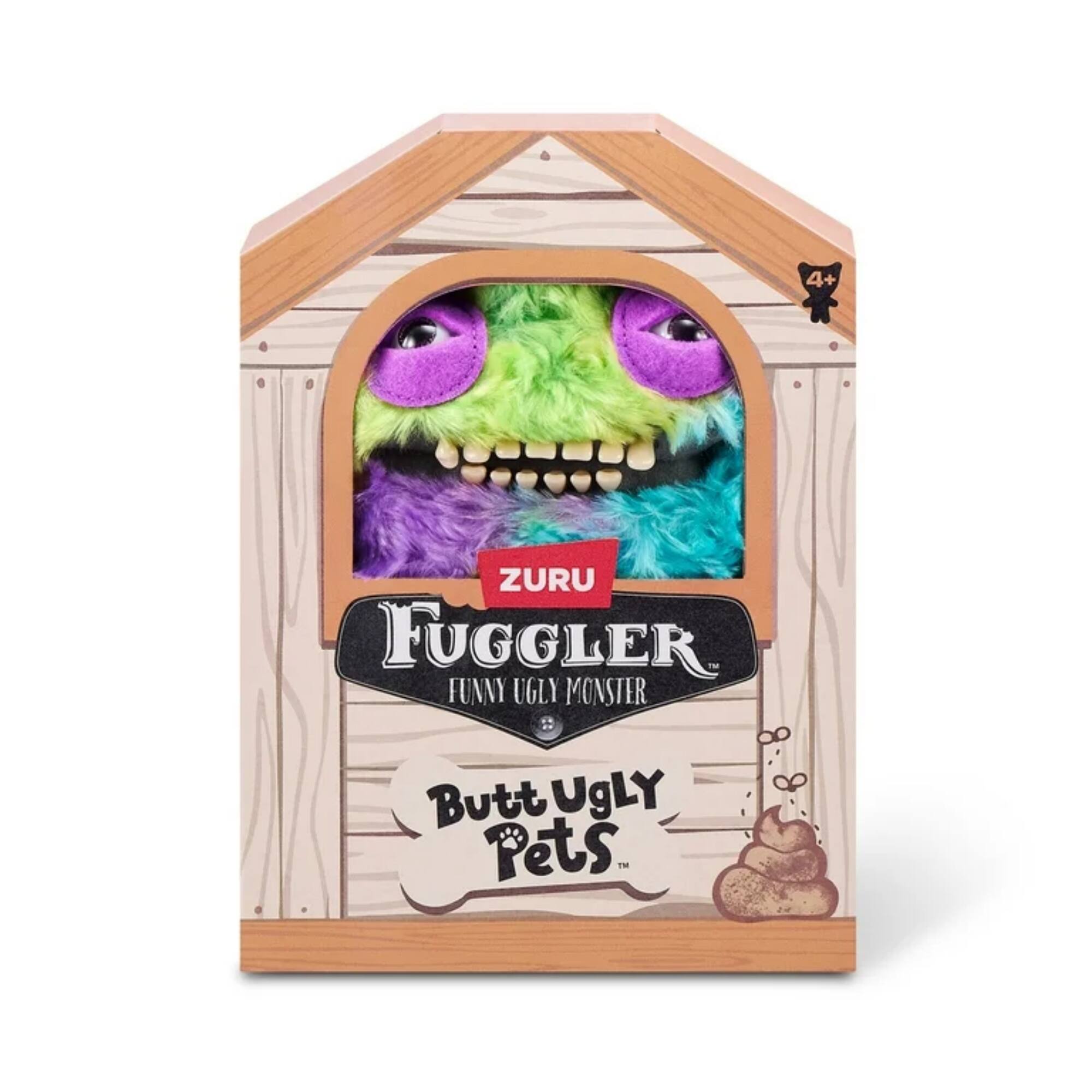 4+ ZURU FUGGLER FUNNY UGLY MONSTER Butt UGLY Pets