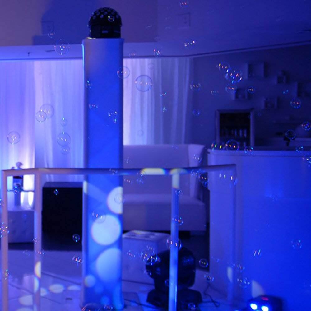 Alt View 3. CHAUVET DJ - CHAUVET DJ B-550 Bubble King High Output 3 Wands Professional DJ Bubble Machine - Black.