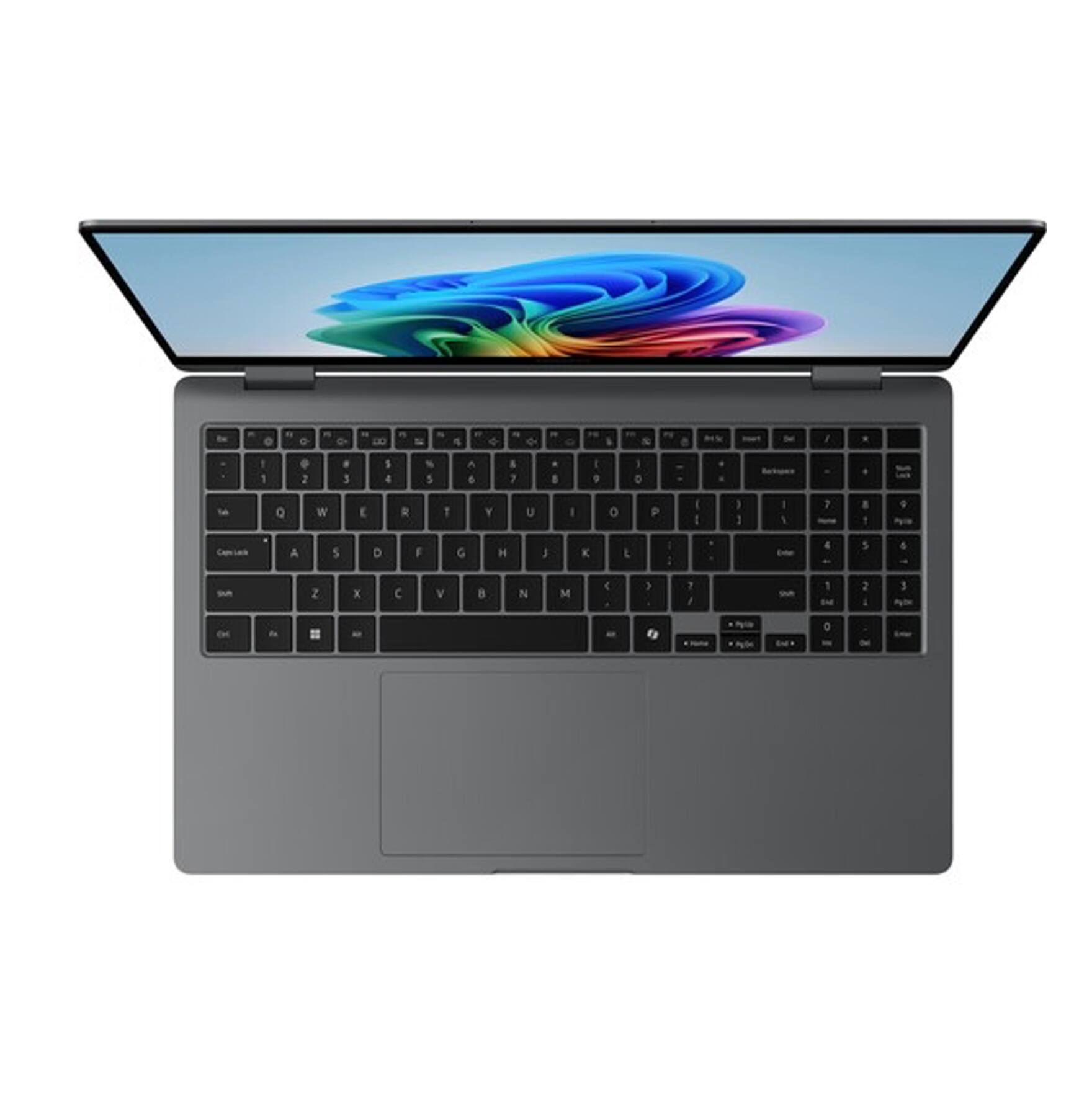 Alt View 2. Samsung - Galaxy Book5 360 2-in-1 Laptop 15.6 FHD Display (Ultra 7-256V, 16GB, 1TB SSD, Win 11 Pro) w/17in Backpack - Gray.