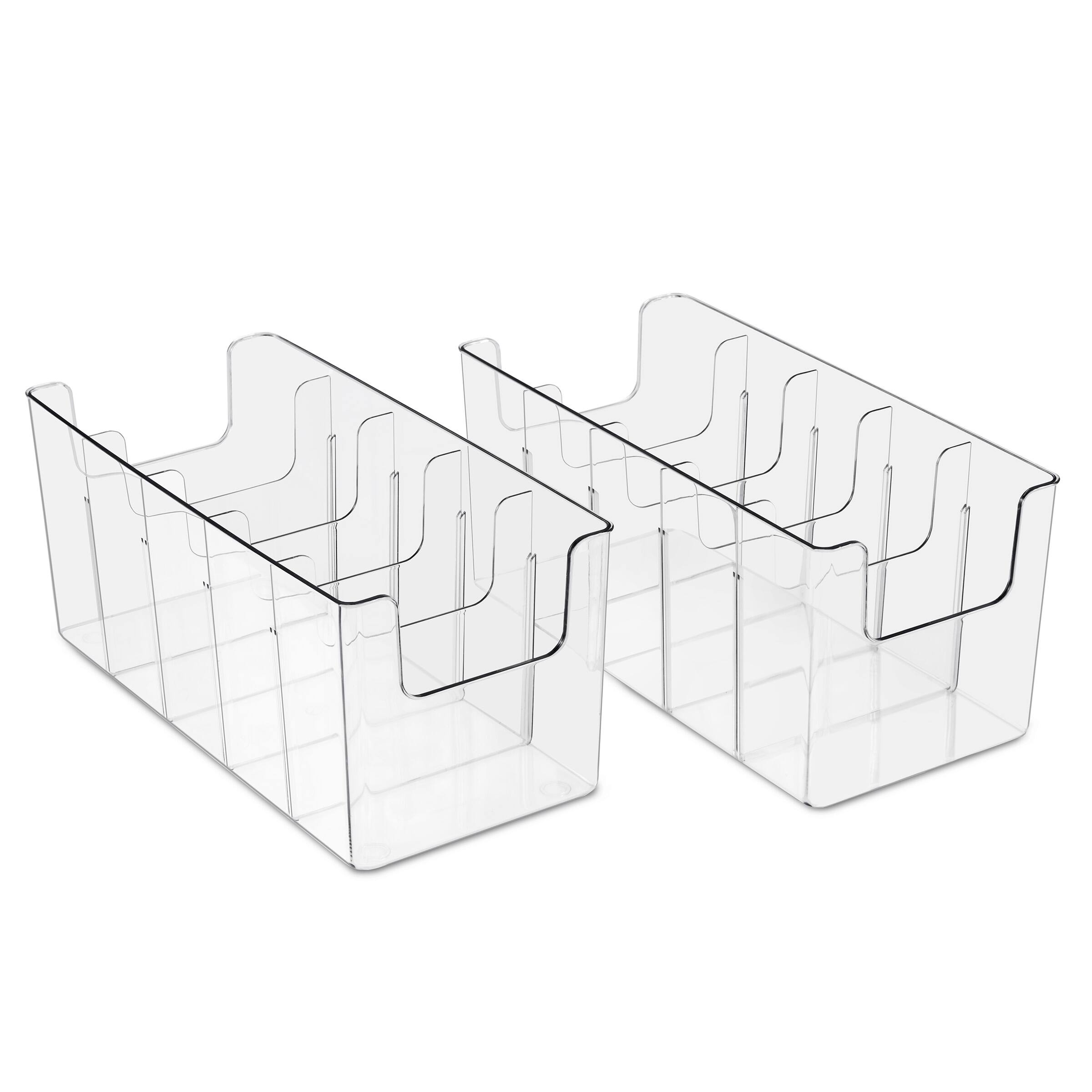 Alt View 7. Sorbus - Acrylic Belt Organizer for Closet & Drawer – 2 Pack - Clear.