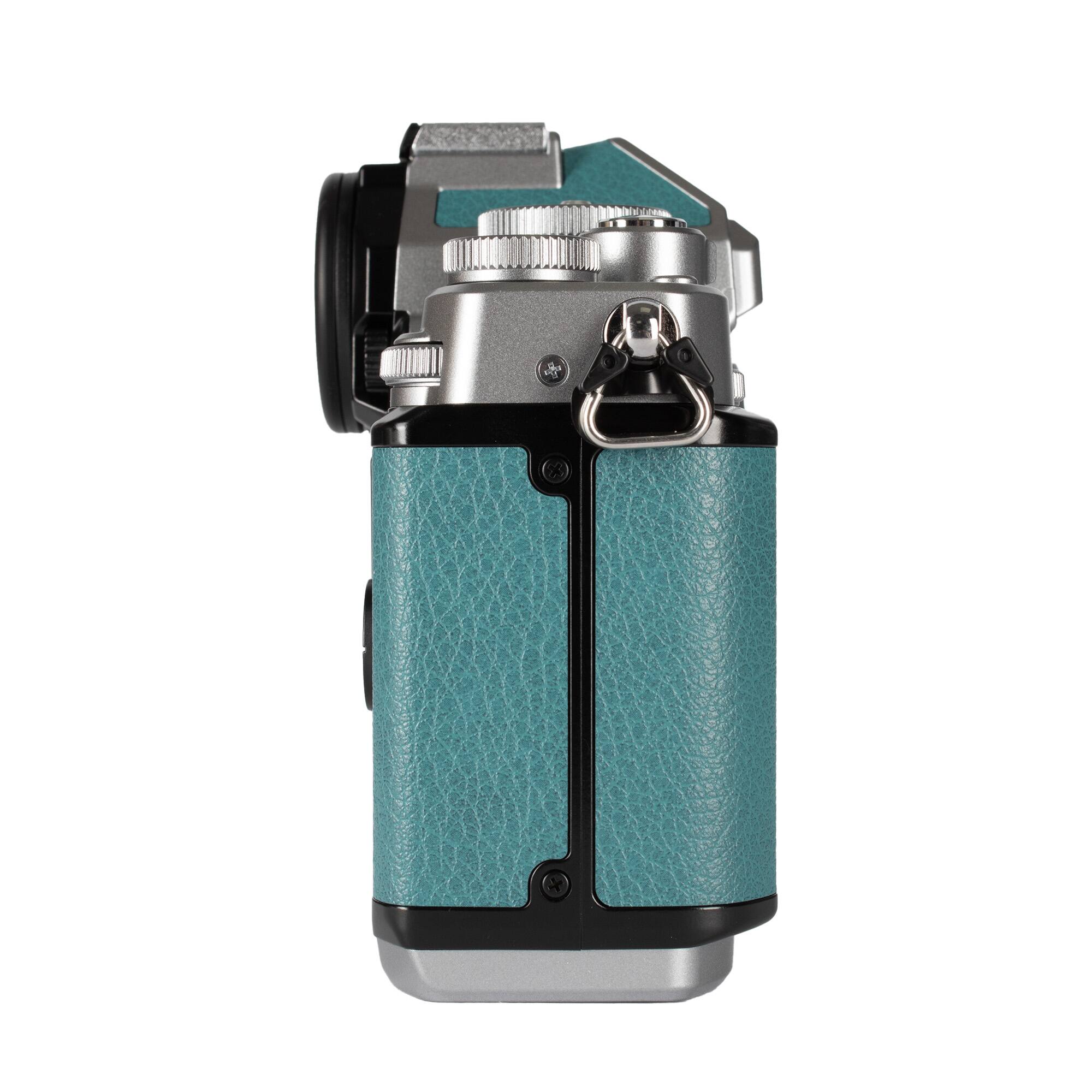 Alt View 6. Nikon - Nikon Zf Mirrorless Camera (Silver and Teal Blue).