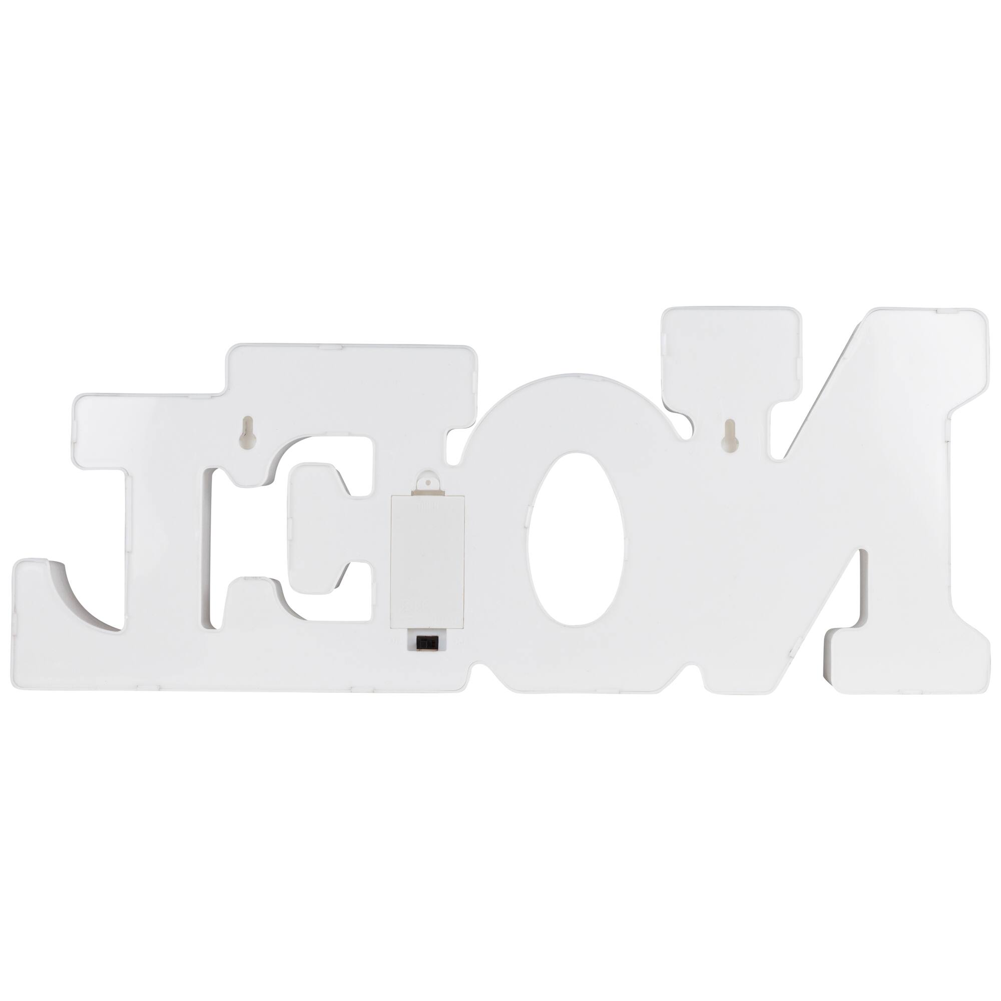 Alt View 5. Northlight - LED Lighted NOEL Christmas Marquee Wall Sign - 17" - White - White.