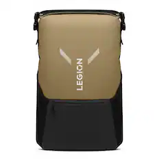 Front. Lenovo - Lenovo Legion GB500 16" Gaming Backpack Black with Yellow - Fits up to all Legion 16" laptops - 25L Storage Capacity - Black with Yellow.