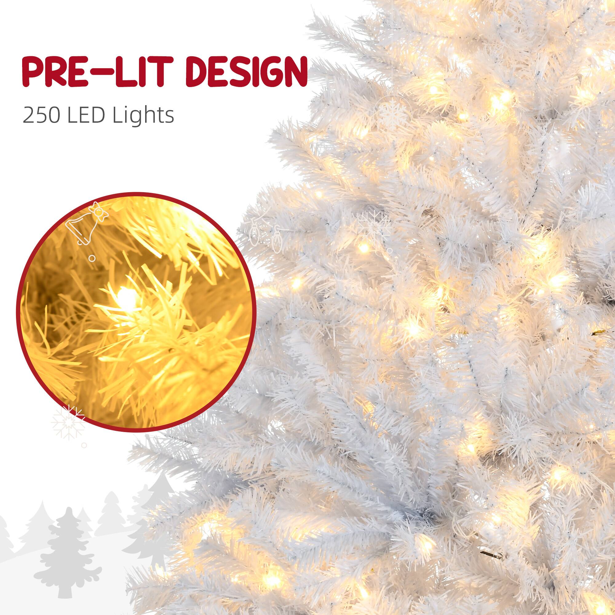 PRE-LIT DESIGN  
250 LED Lights