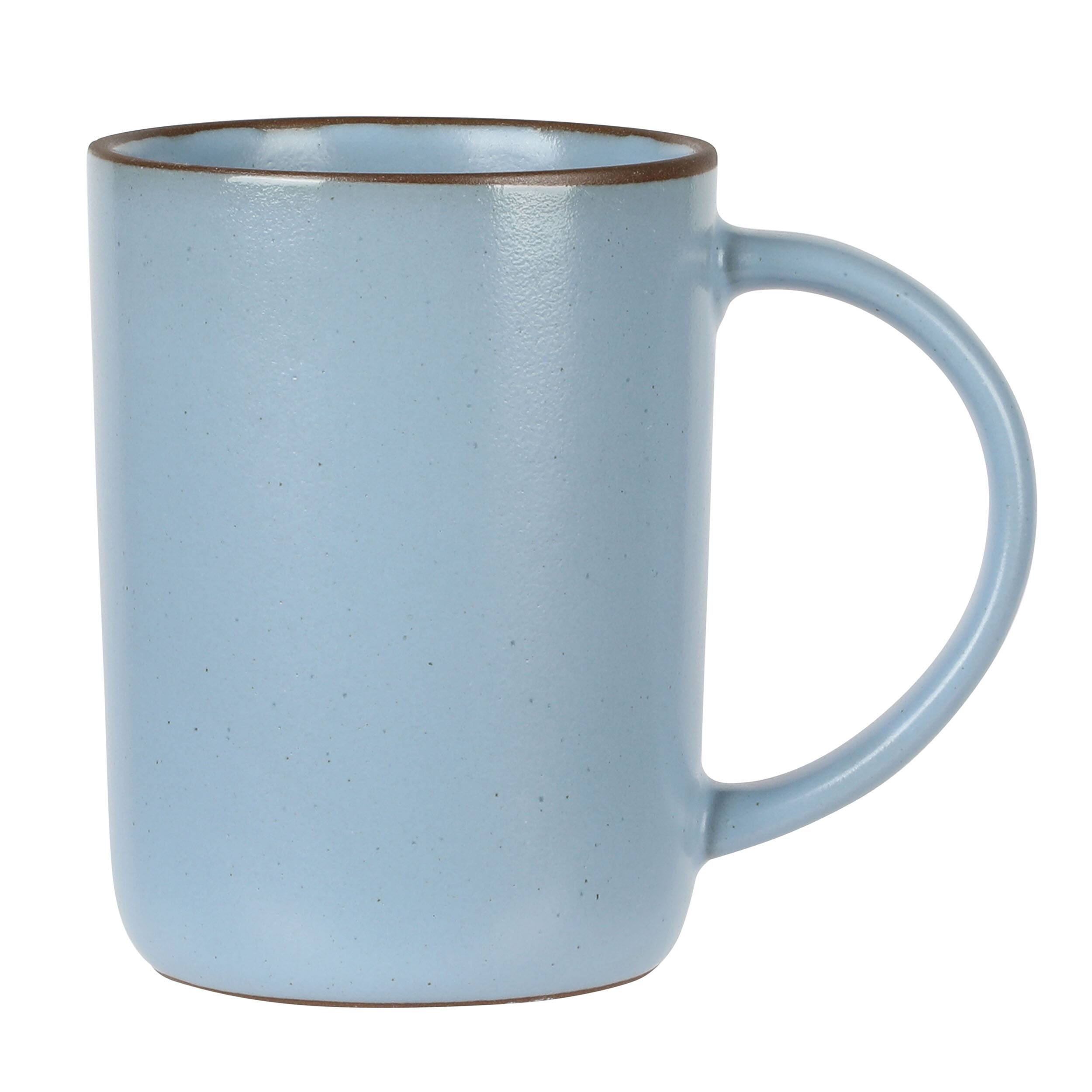 Alt View 1. Gibson - Gibson Elite Dumont 4 Piece 17oz Terracotta Mug Set in Light Blue - Light Blue.