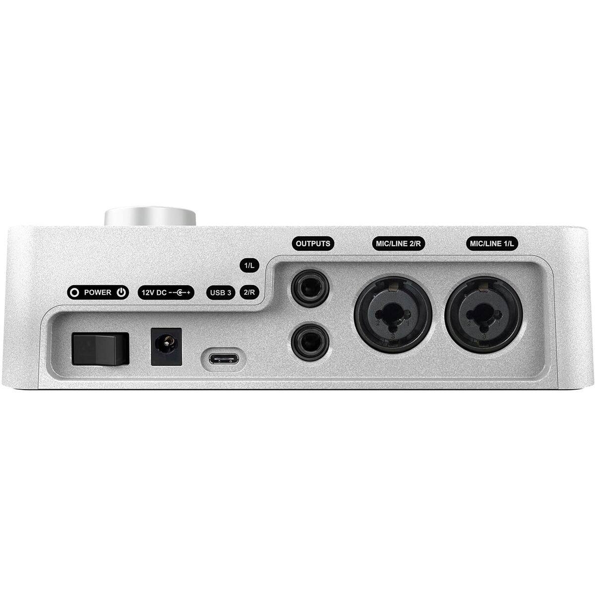OUTPUTS  
MIC/LINE 2/R  
MIC/LINE 1/L  

POWER 12V DC  
USB 3  
2/R  
1/L
