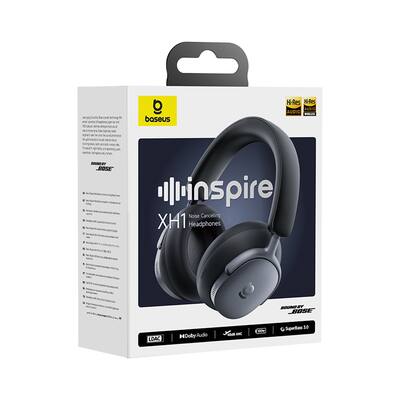 Baseus Inspire XH1 Adaptive Noise Cancelling Headphones, Sound by Baseus Inspire XH1 Adaptive Noise Cancelling Headphones, Sound by