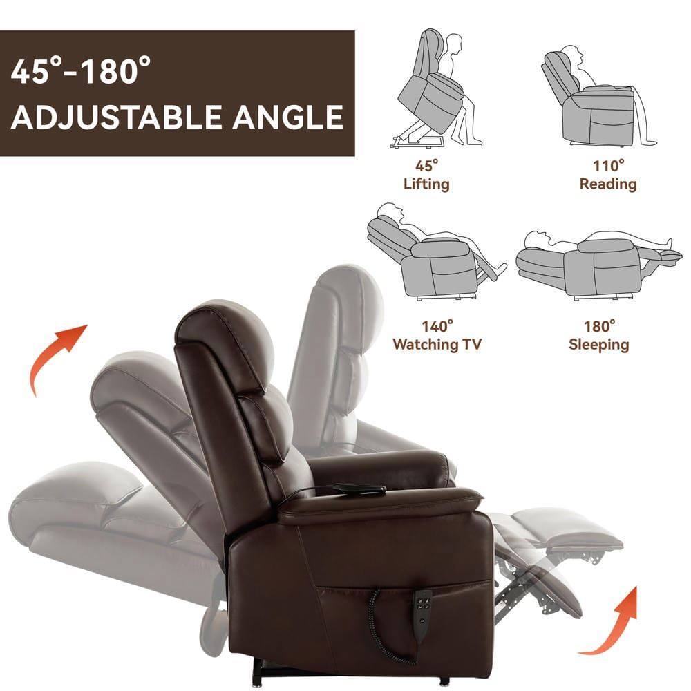 45°-180° Adjustable Angle

45° Lifting  
110° Reading  
140° Watching TV  
180° Sleeping