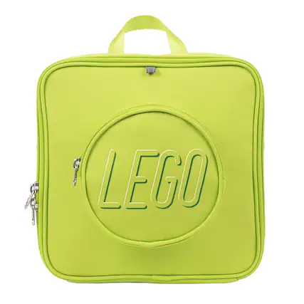 Front. LEGO - LEGO Small Brick Backpack - Lime.