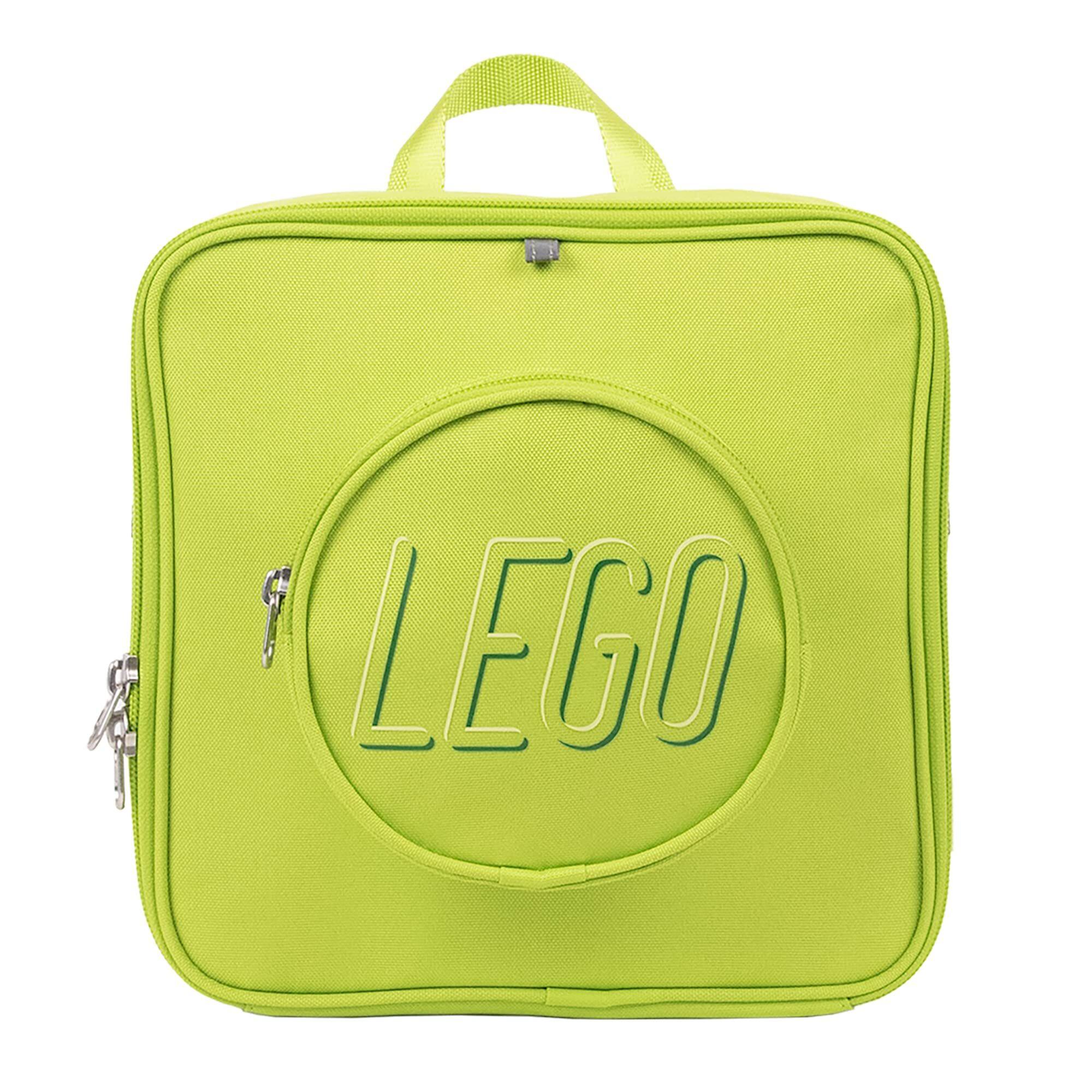 Front. LEGO - LEGO Small Brick Backpack - Lime.