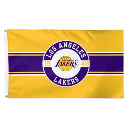 WinCraft - Los Angeles Lakers 3' x 5' Applique Flag - Multicolor