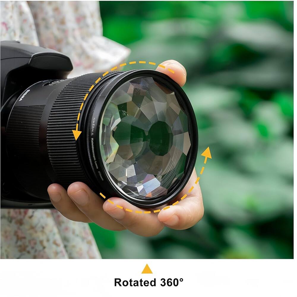 Schertz 67mm Kaleidoscope Prism Lens Filter – Crystal Glass Effect