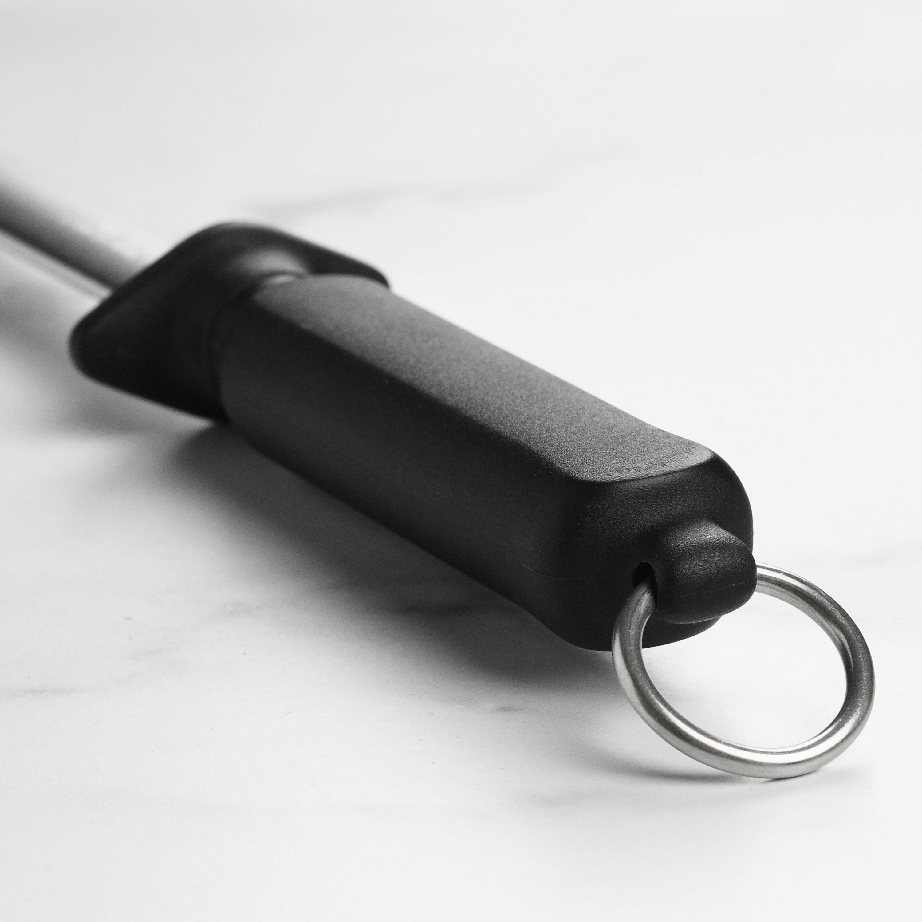 Alt View 2. ZWILLING - ZWILLING 10-inch Diamond Sharpening Steel - Stainless Steel.