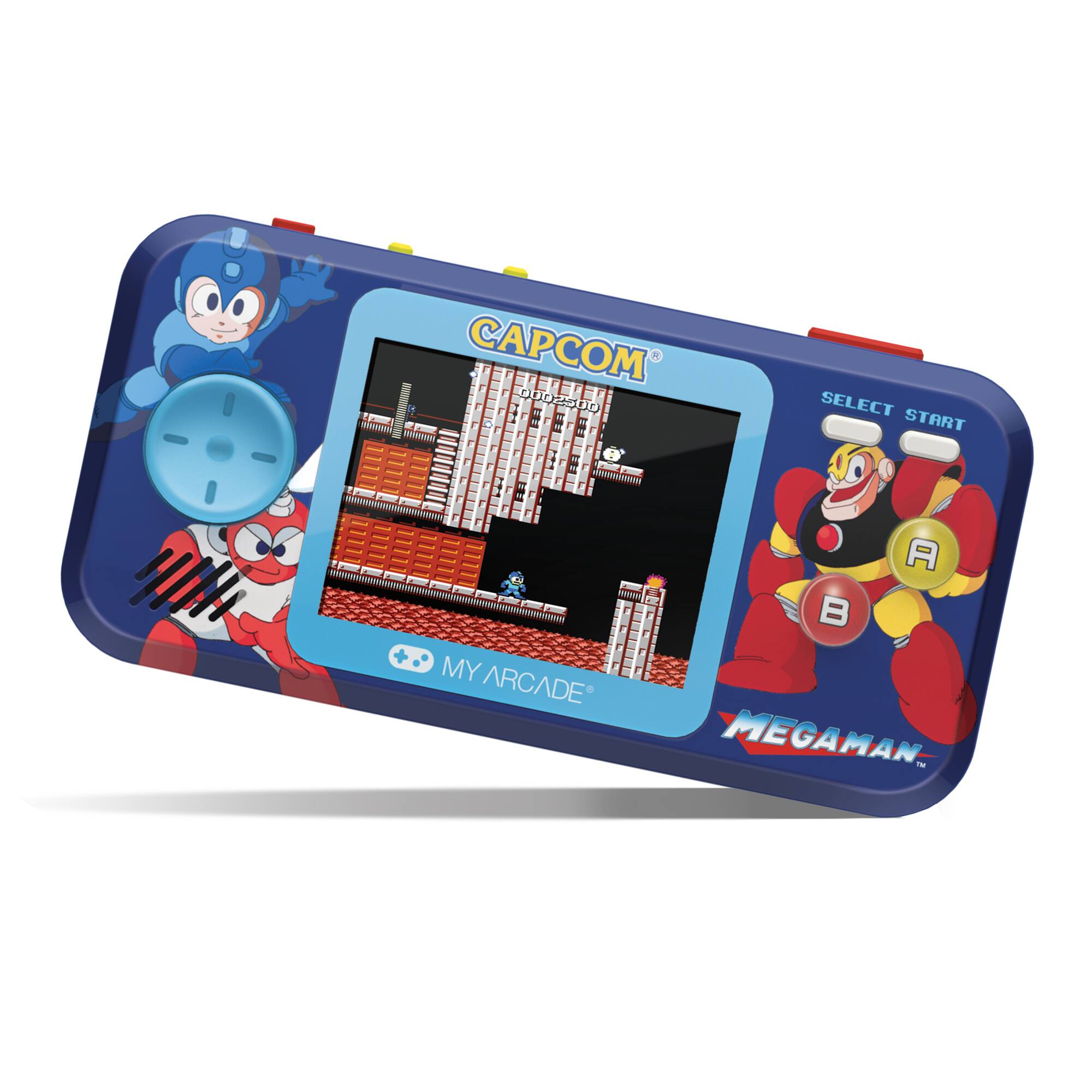 CAPCOM  
SELECT START  
A B  
MY ARCADE  
MEGAMAN