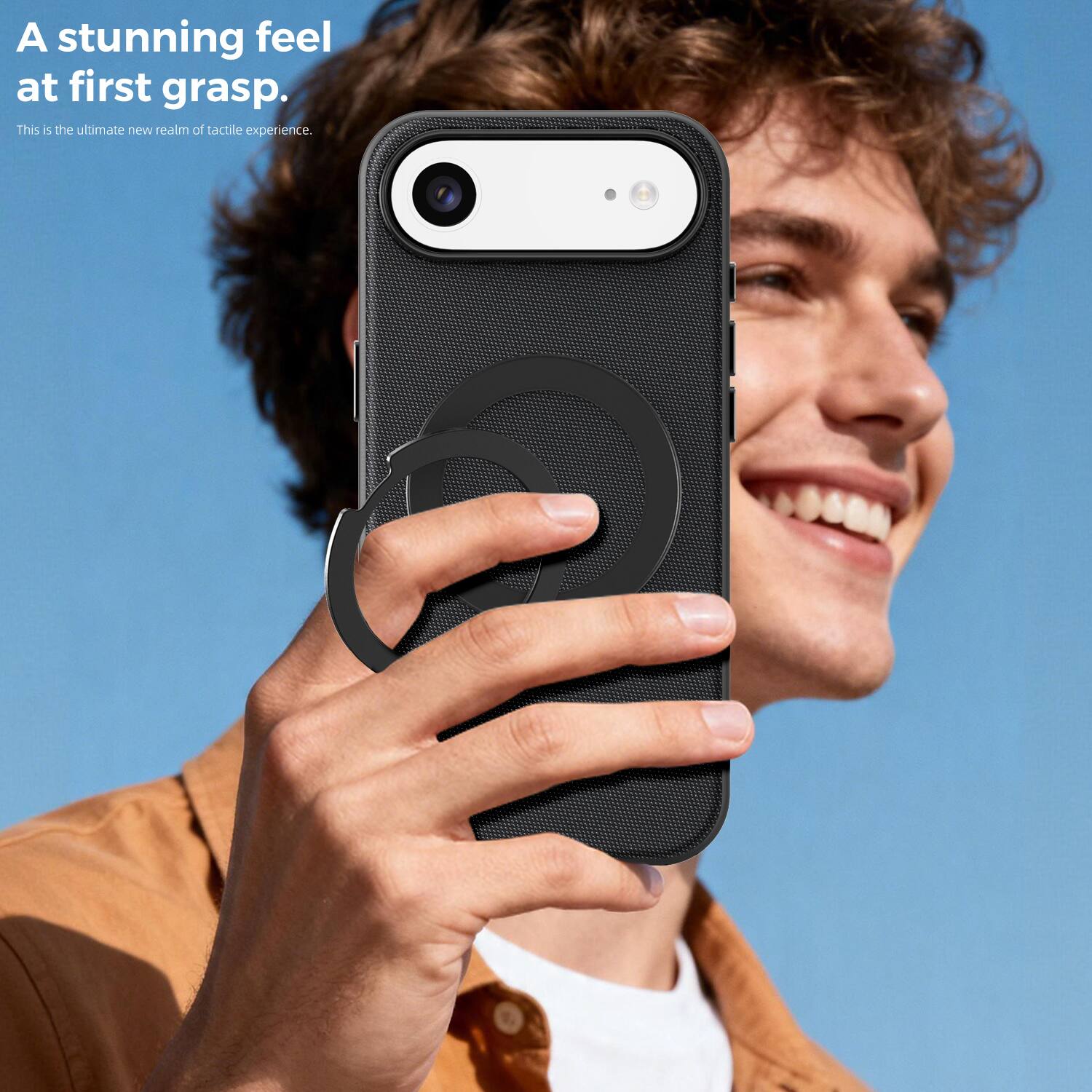 A stunning feel at first grasp.  
This is the ultimate new realm of tactile experience.