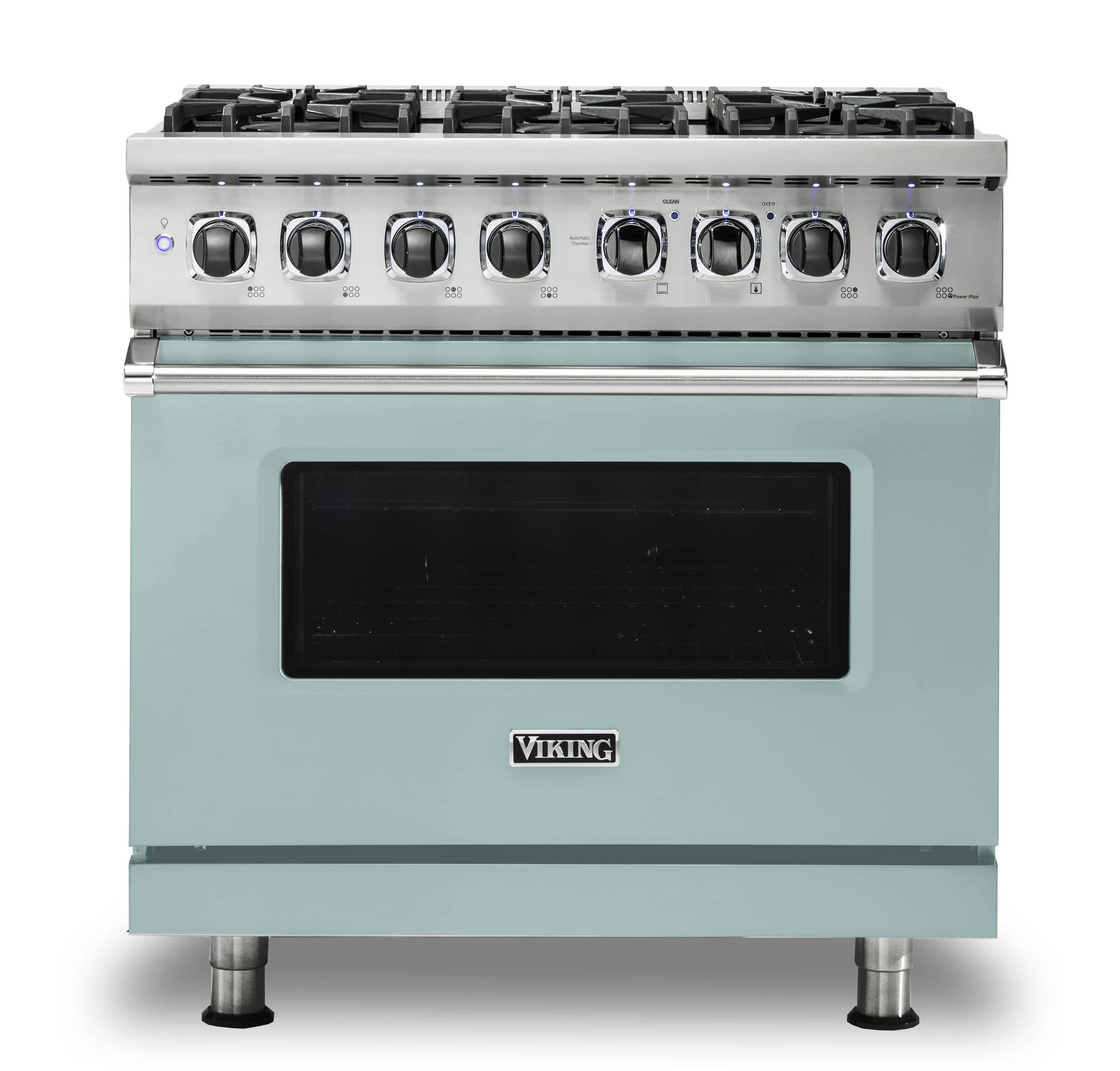 Viking - 36-Inch Dual Fuel Freestanding Range - Splash - Front_Zoom