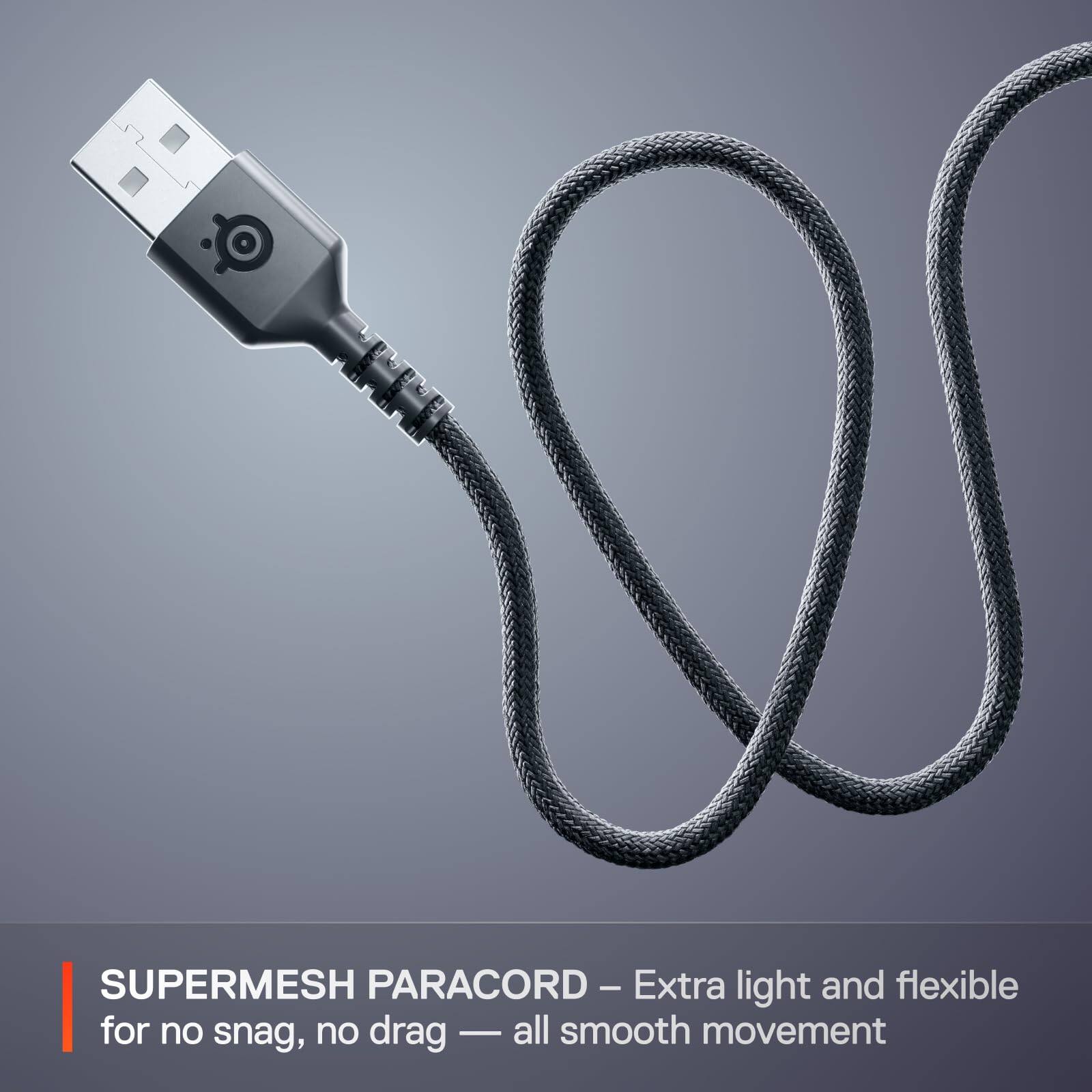 SUPERMESH PARACORD  
Extra light and flexible for no snag, no drag — all smooth movement